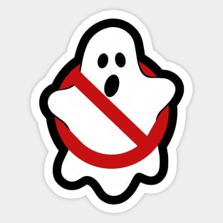 Beware of ghost Sticker